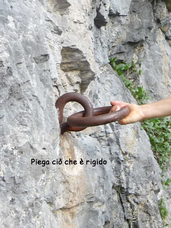 Piega cio' che e' rigido,